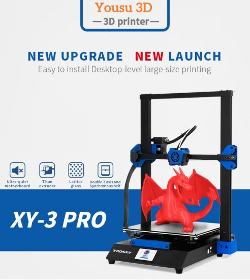 Yousu 3D 산업 등급 DIY Fdm 3D TPU 프린터 인쇄 크기 300*300*400mm